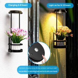 Alternative view of Solar Courtyard Light – Waterproof Automatic Outdoor Lamp