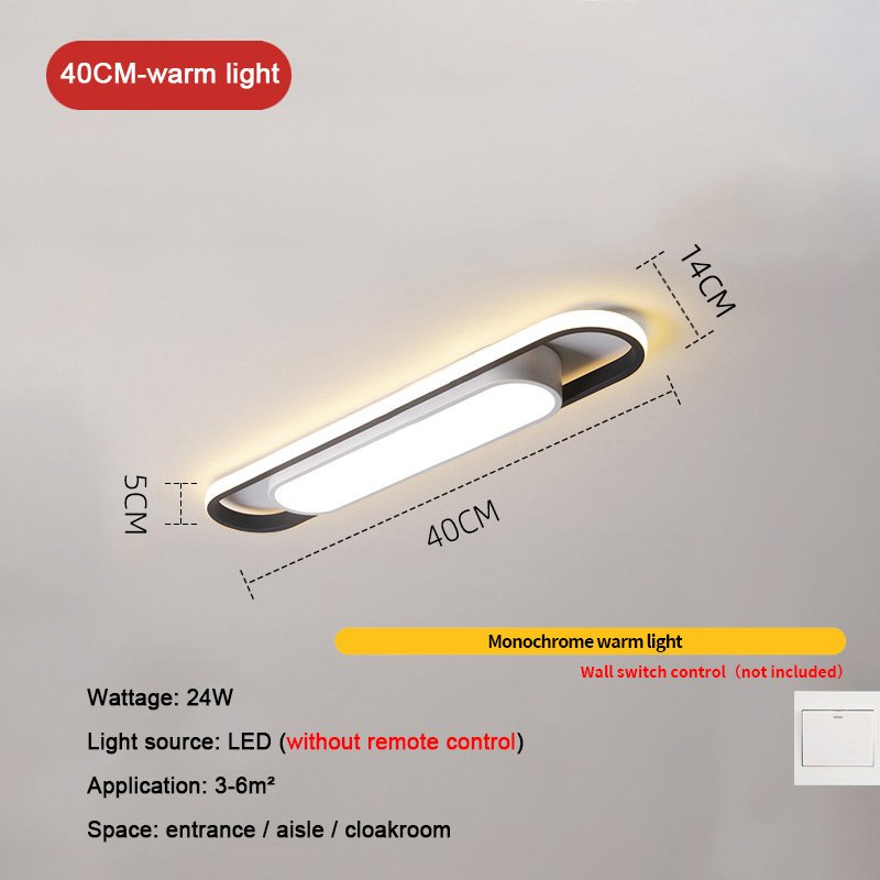 Modern Rectangular LED Ceiling Light – Dimmable with Remote Control - Image 3