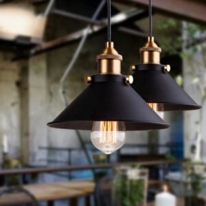 Alternative view of Farmhouse Iron Chandelier – American Countryside LED Ceiling Light