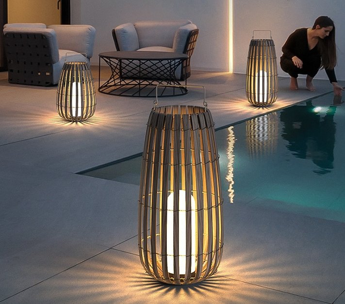 Solar Rattan Lawn Light – Bamboo Outdoor Lantern - Image 10