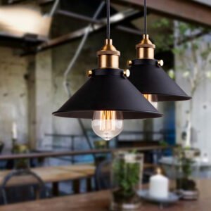 Farmhouse Iron Chandelier – American Countryside LED Ceiling Light