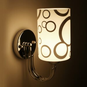 Alternative view of Modern LED Wall Sconce – Acrylic Petal Shade, E27
