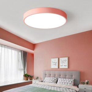 Alternative view of Modern Ultra-Thin LED Ceiling Light – Dimmable, Remote Control, 3 Color Temperatures