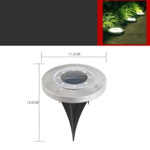 Alternative view of Solar In-Ground Lights - 8 LED Waterproof Underground Disk Lights (IP65)