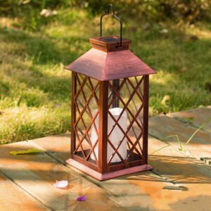 Alternative view of Outdoor Solar LED Lantern – Flickering Candle-Flame Light, IP55 Weatherproof