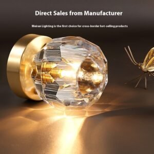 Alternative view of Crystal Ceiling Lamp — Modern Round & Square Flush Mount Light