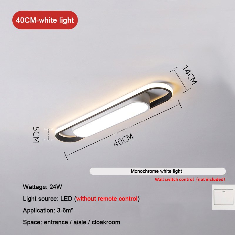 Modern Rectangular LED Ceiling Light – Dimmable with Remote Control - Image 2